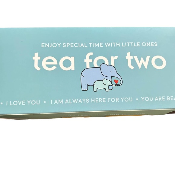 JACK RABBIT CREATIONS TEA FOR TWO ELEPHANT CUP TEA SET - Picture 5 of 6